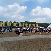 Die Bilder zeigen das Festivalgelände des Hurricane.